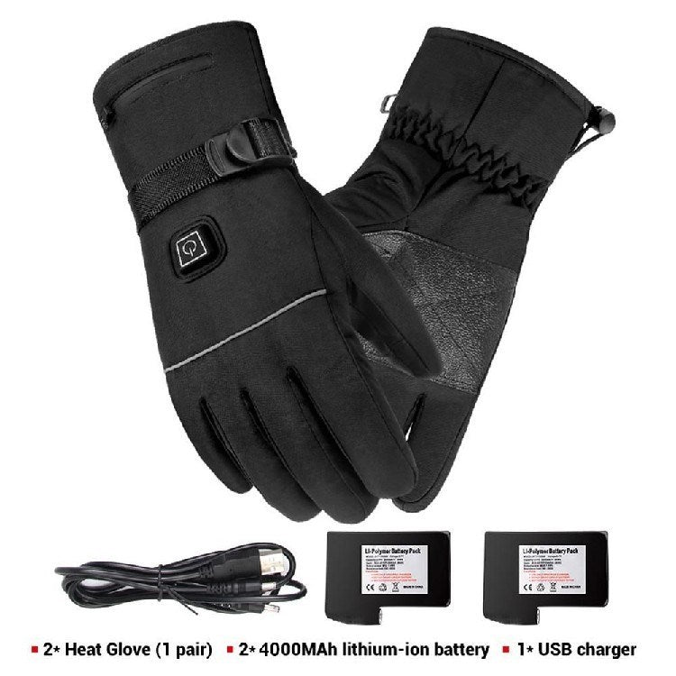 Premium Heated Winter Gloves – Rechargeable, Touchscreen & Waterproof